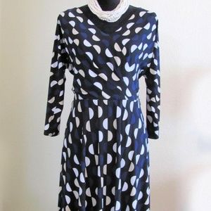 Talbot polkadot misses dress, size 6